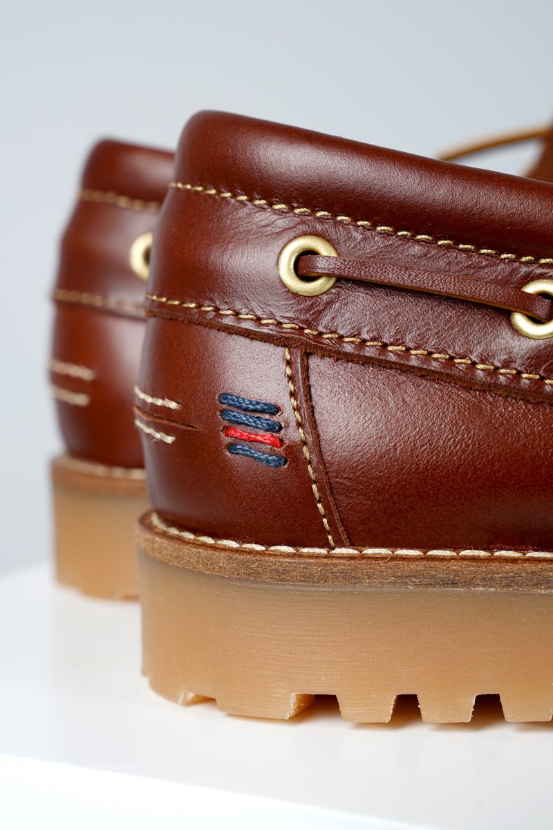 Chaussures bateau - cuir