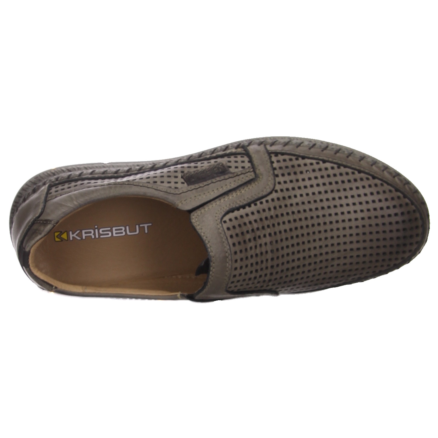 Krisbut Slipper taupe grau