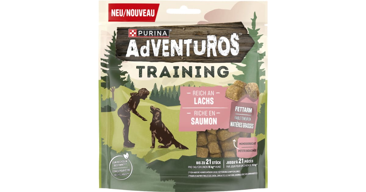 PURINA Adventuros Hund Training Lachs