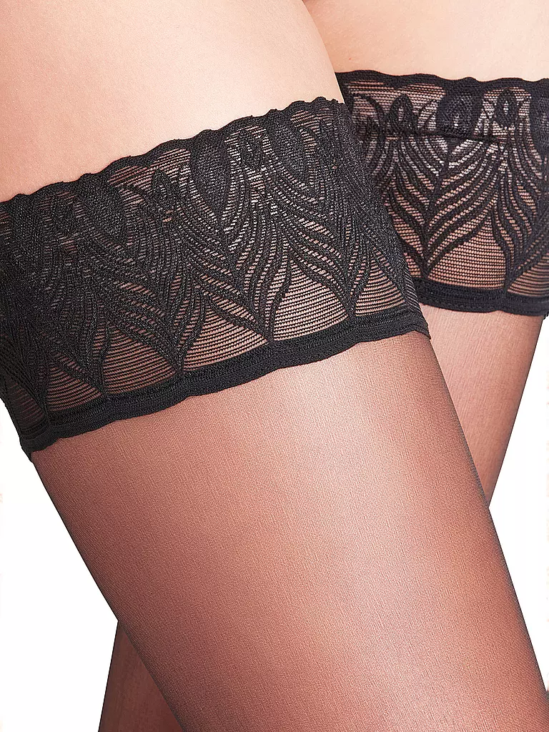 FALKE Strümpfe LUNELLE 8 black schwarz