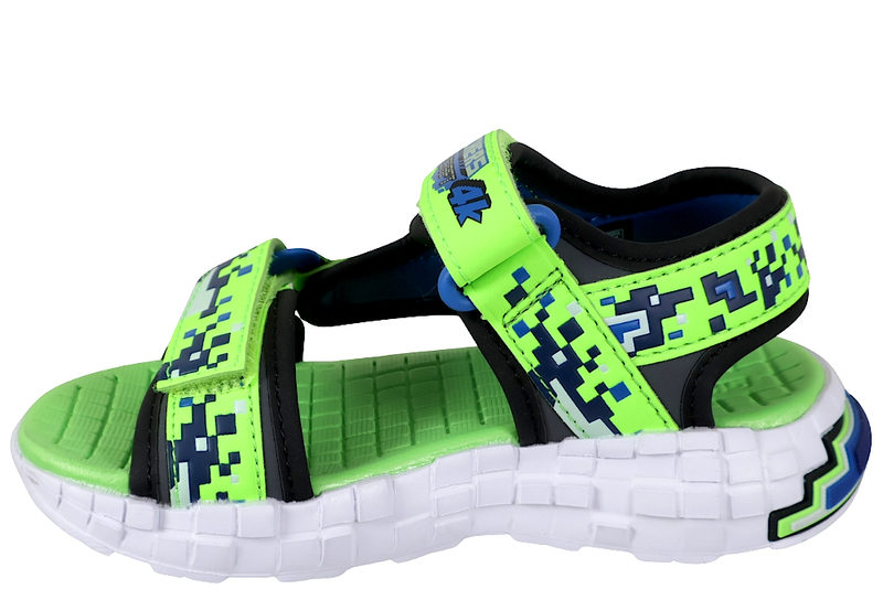 SKECHERS MEGA-SPLASH 4K GREEN SANDAL