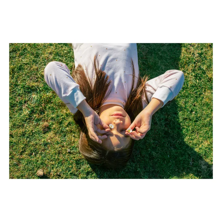 Sleepy Doe Pyjama Mini Cœur | Rose pâle