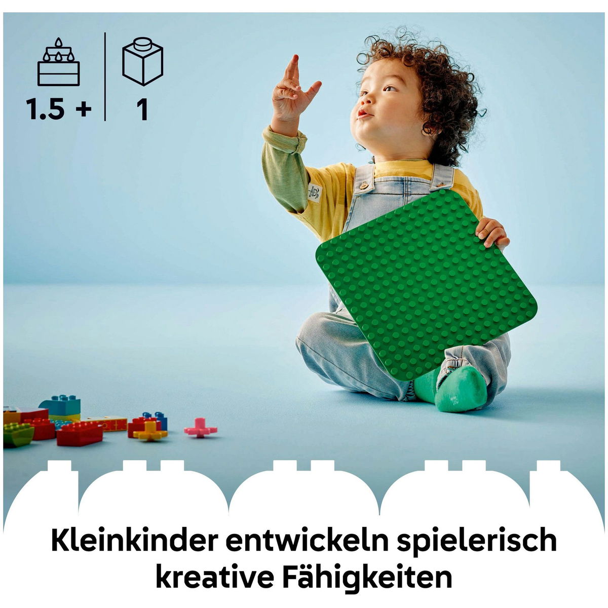 LEGO DuploLEGO Duplo   Bauplatte grün
