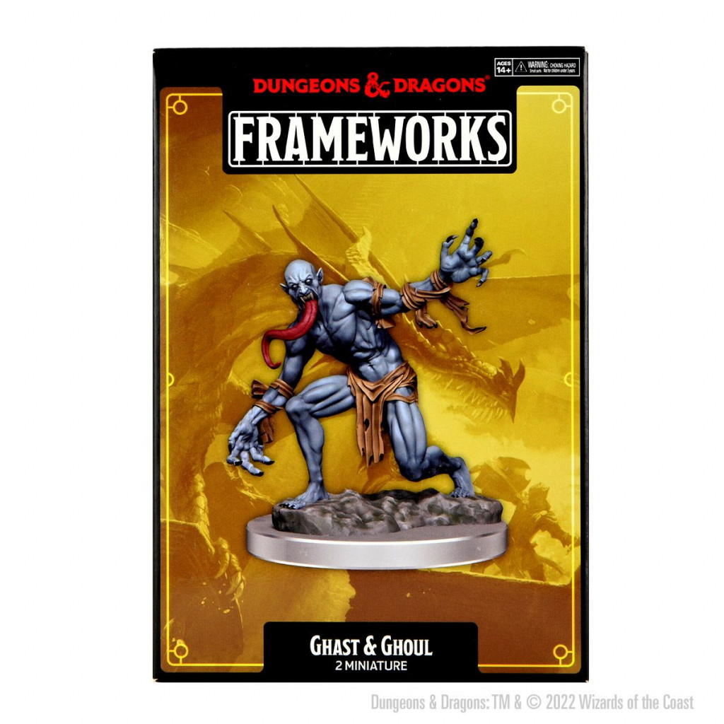 D&D Frameworks Unpainted Miniatures - Ghast & Ghoul