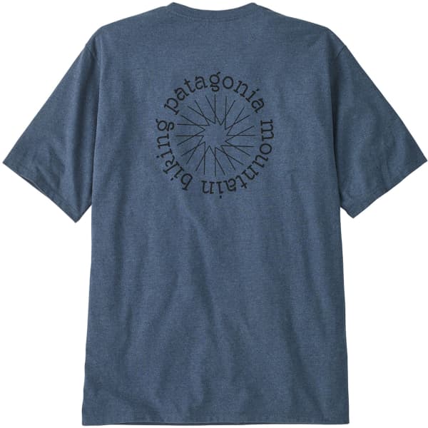 T-shirt PATAGONIA M'S SPOKE STENCIL RESPONSIBILI-TEE UTILITY BLUE