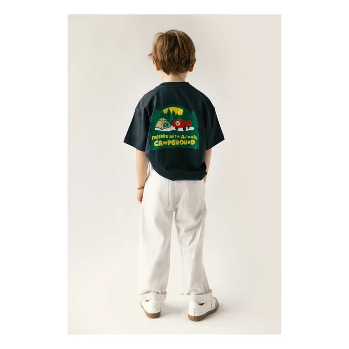 Simple Kids T-Shirt Camper | Noir