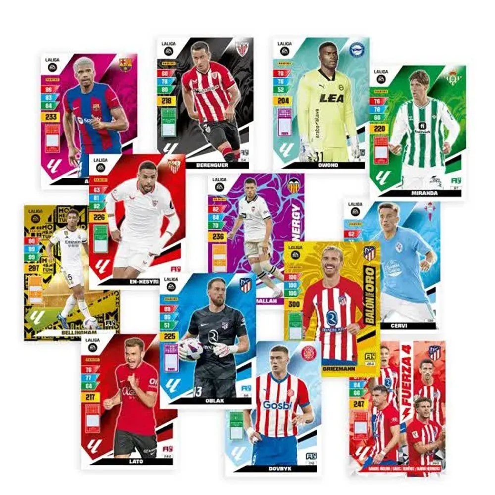 Panini Adrenalyn League 2023-2024 - 8 unidades de cards colecionáveis