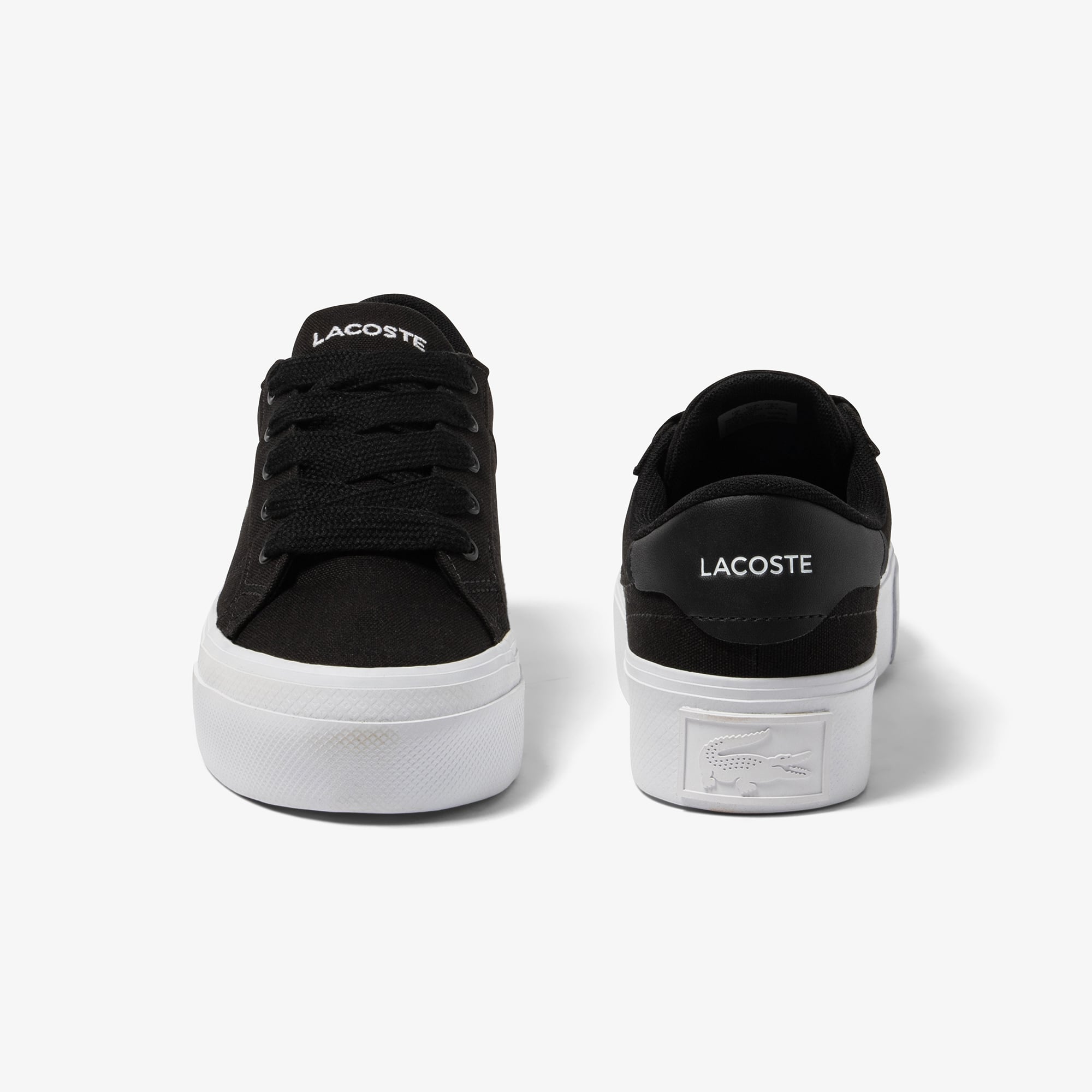 Sneakers Ziane Platform femme Lacoste en textile Sneakers - Noir - Lacoste - Femme