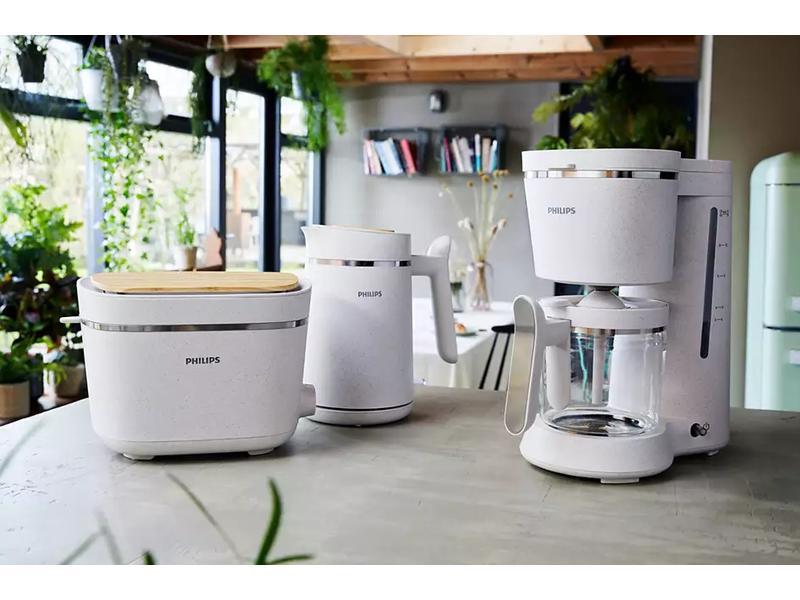 Philips Toaster HD2640/11 Weiss Klassischer Toaster der 5000er-Serie