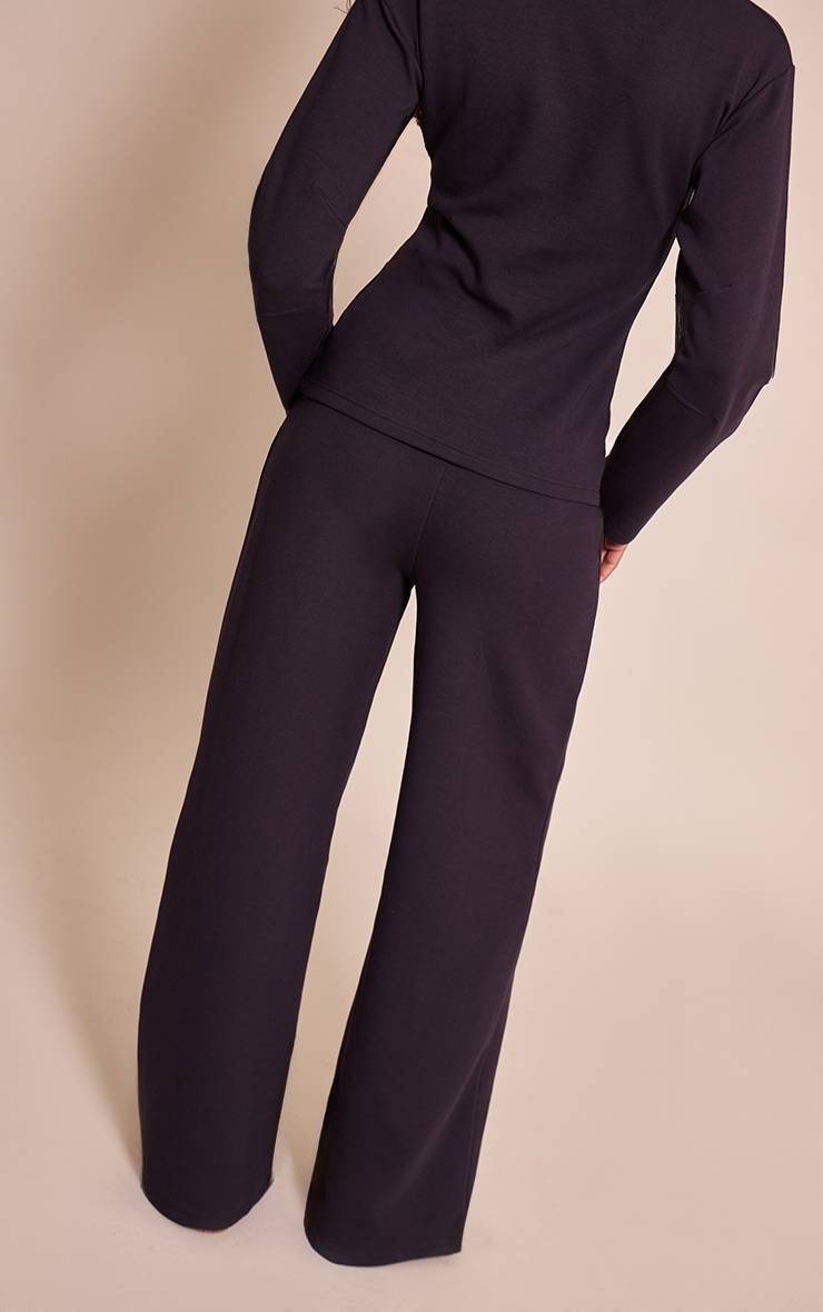 Russian Navy Pantalon De Jogging Droit En Jersey Interlock À Pinces