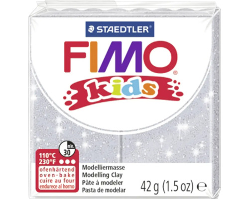 FIMO Kids Glitter zilver 42 g