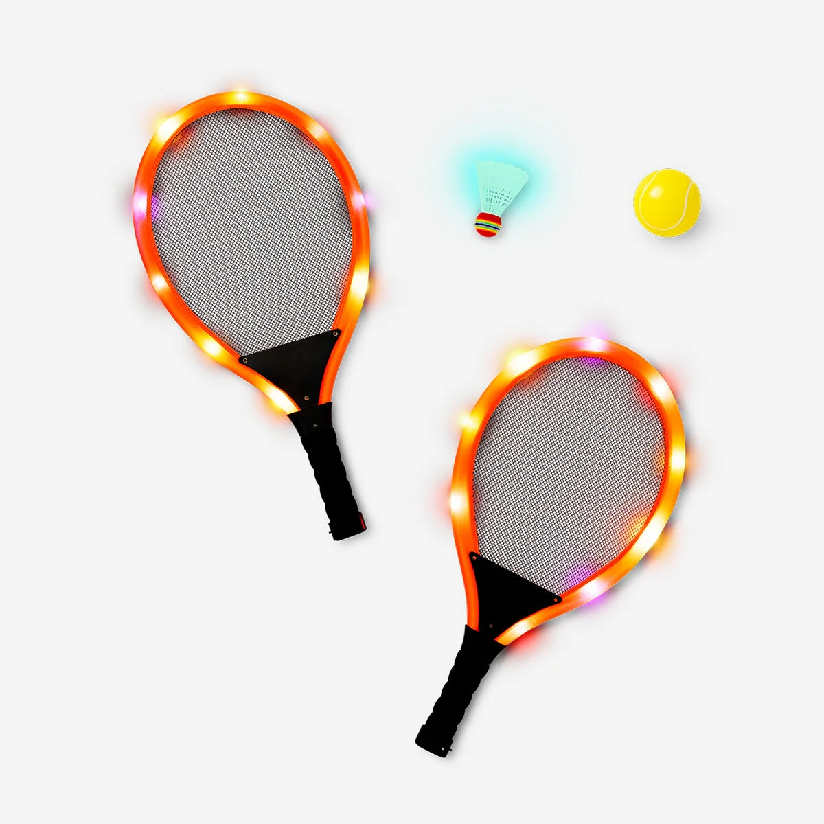 Badmintonsæt med LED-lys