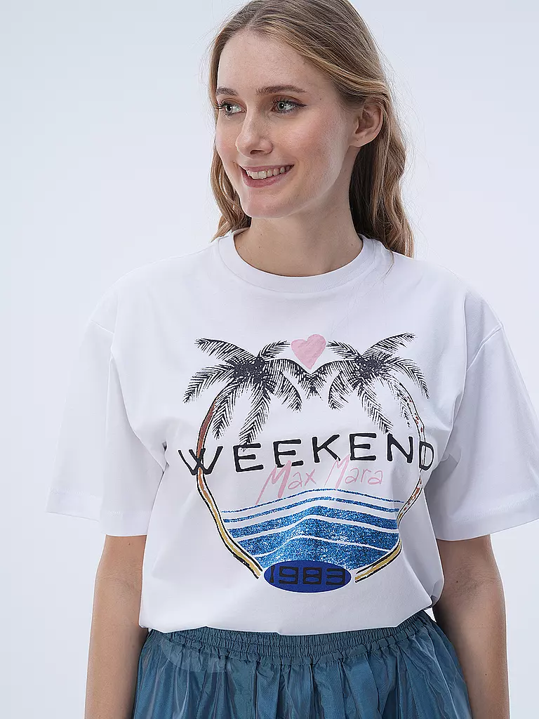 WEEKEND MAX MARA T-Shirt Oversized Fit VITERBO weiss