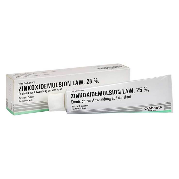 ZINKOXIDEMULSION LAW, 25 %, 100 g