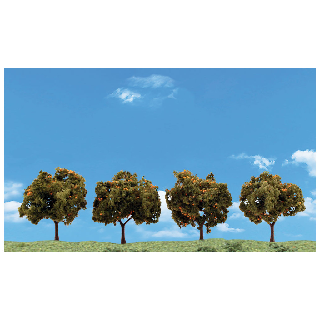 Woodland Scenics - 4x Orange Tree