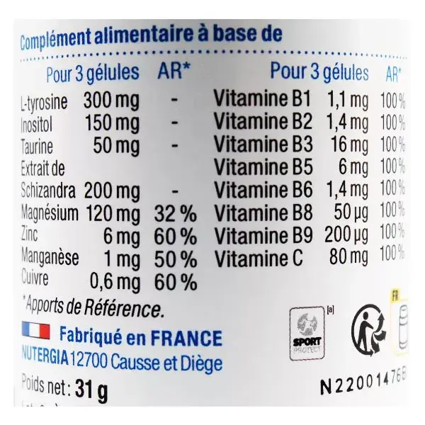 Nutergia ErgyStress Activ 60 cápsulas