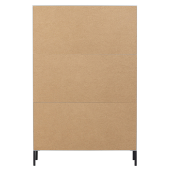 WOOOD wandkast Xam wolkengrijs grenenhout 160 x 107 x 39 cm