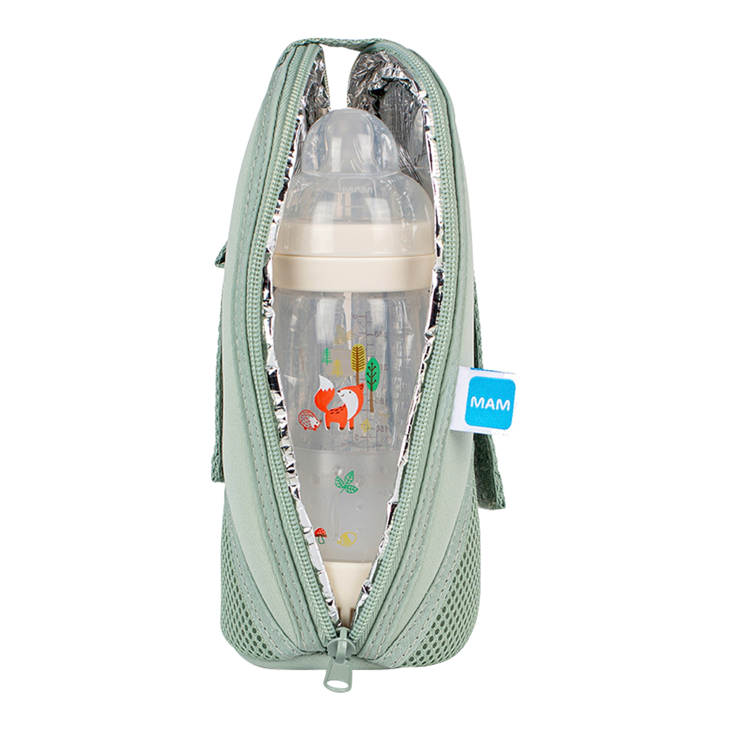 MAM ThermalBag Isoliertasche für Fläschchen frosty green