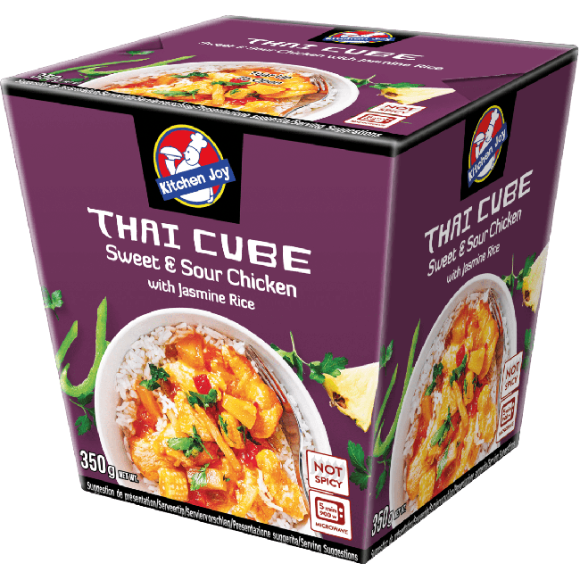 Kitchen Joy Kip in Zoetzure Saus met Jasmijnrijst (Bevroren) 350g