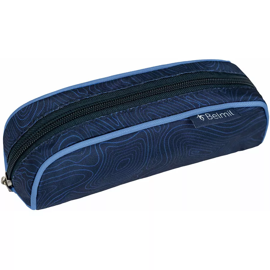 Belmil Schulranzen Premium Comfy Plus Set 5-teilig Topographic