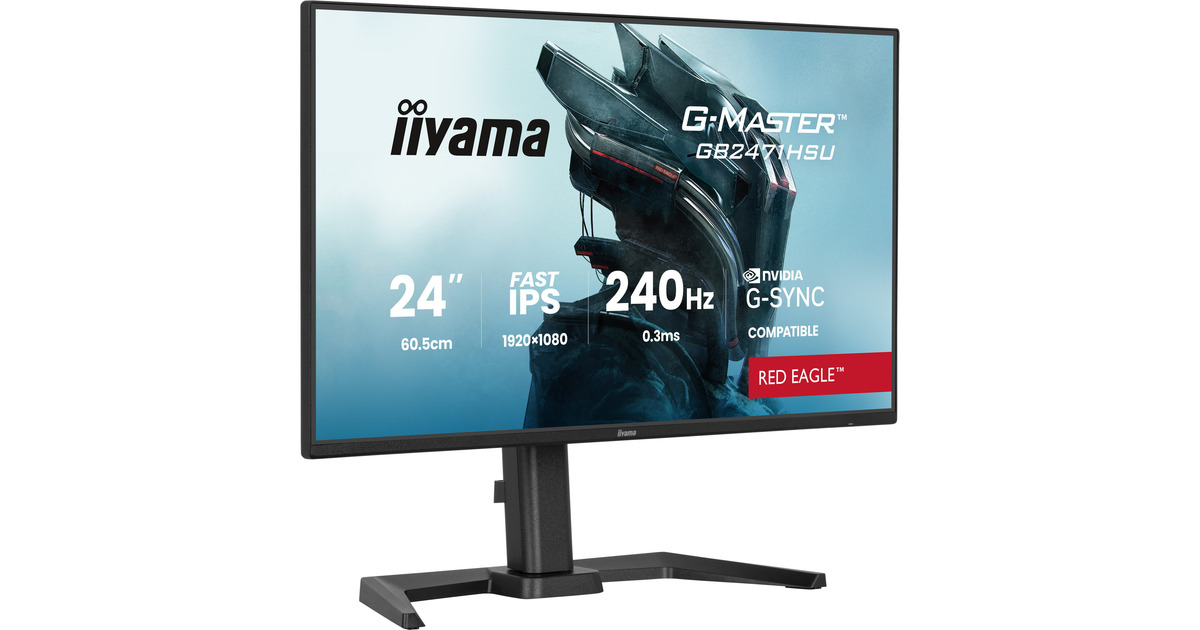 iiyamaG-Master Red Eagle GB2471HSU-B1 23.8
