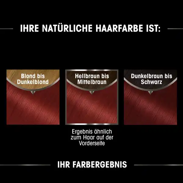 Dauerhafte Haarfarbe Coloration 6.6 Intensives Rot Vorteilsset