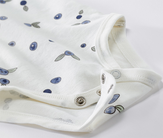 5 Baby-Langarmbodys, Blaubeere