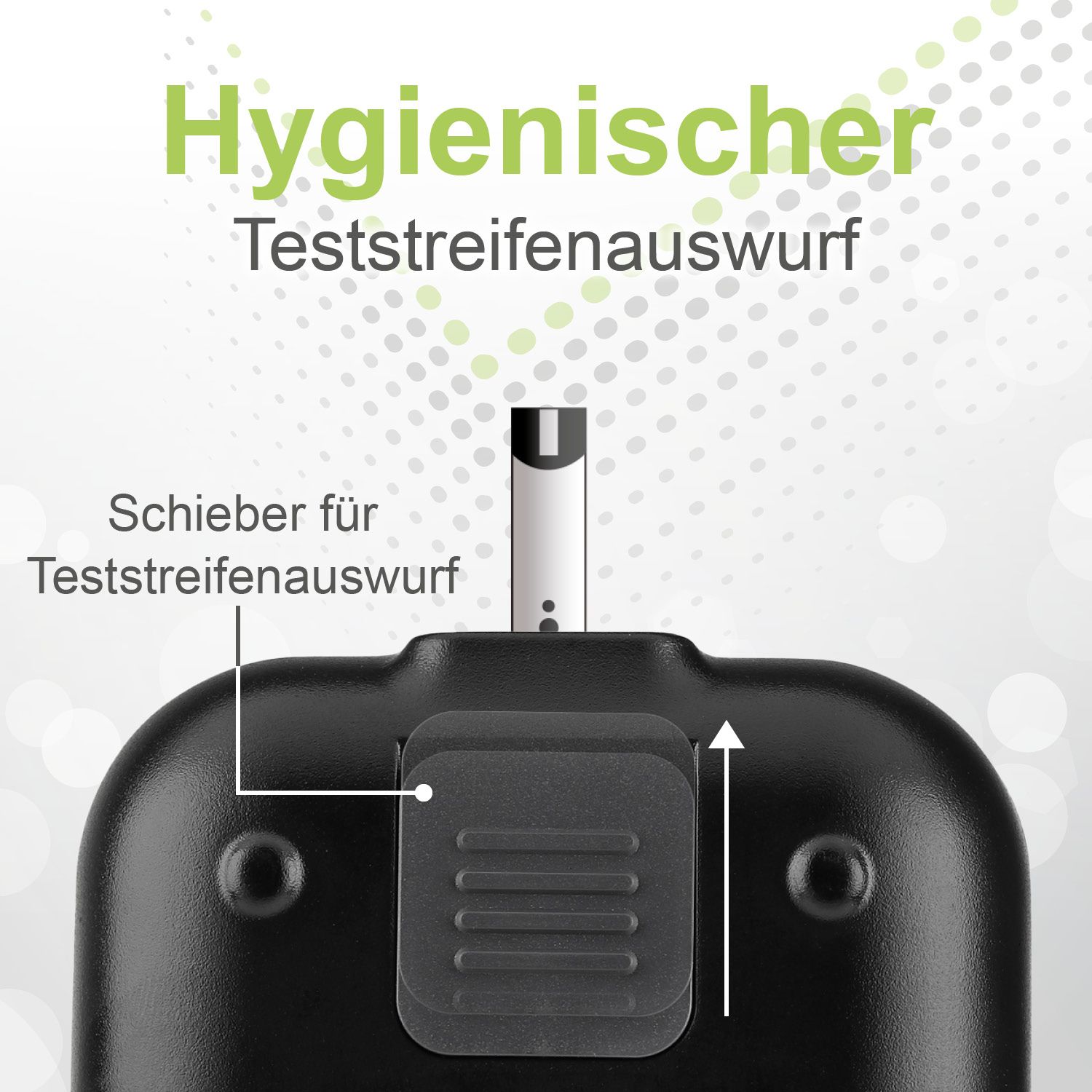 adia Blutzuckermessgerät (mmol/L) Set + 110 Blutzuckerteststreifen + 110 Lanzetten