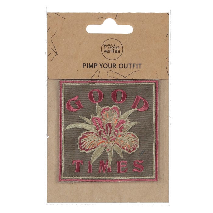 Atelier Veritas-Patch Good Times 7,5x7,5cm