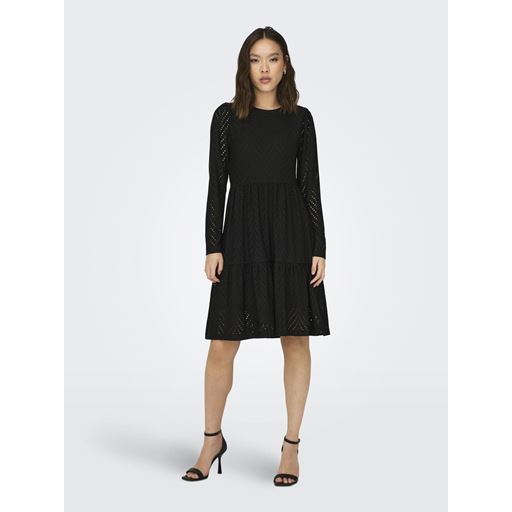 JDY Carla Cathinka Kjole, Black, S