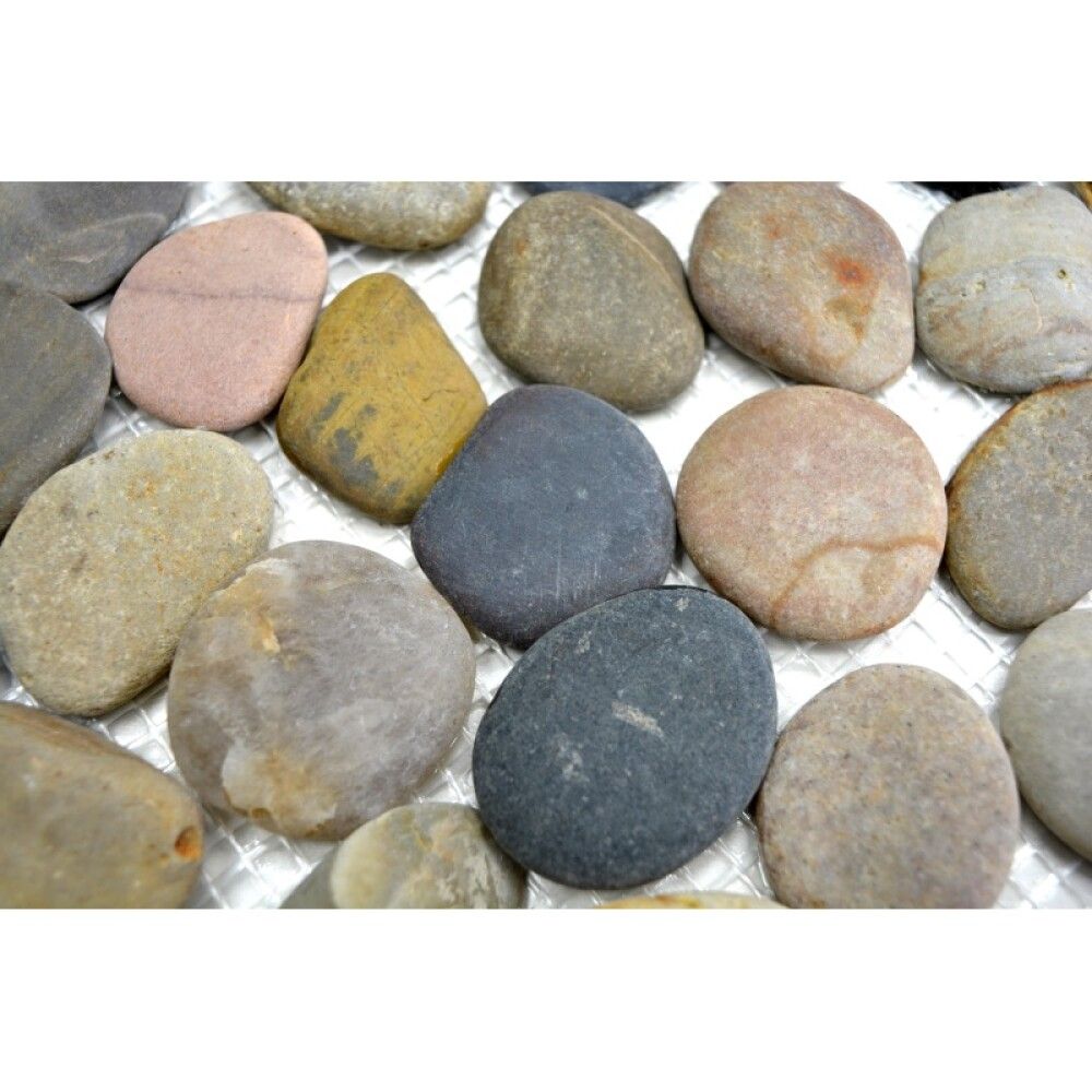 MOSAIKK NATURSTEIN PEBBLE31.5X31.5CM