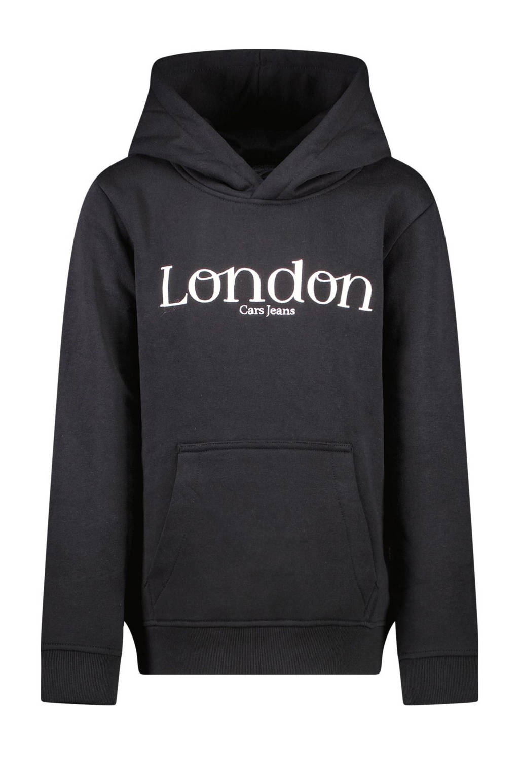 Cars hoodie EMMIE met tekst zwart