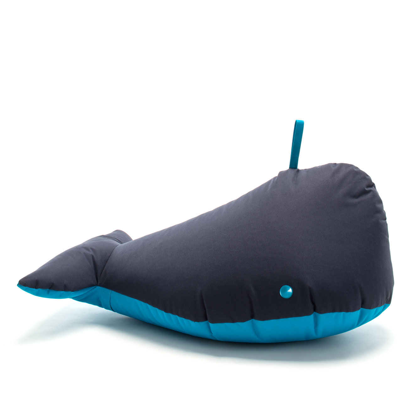 Happy Zoo Zitzak Walvis - Donkerblauw