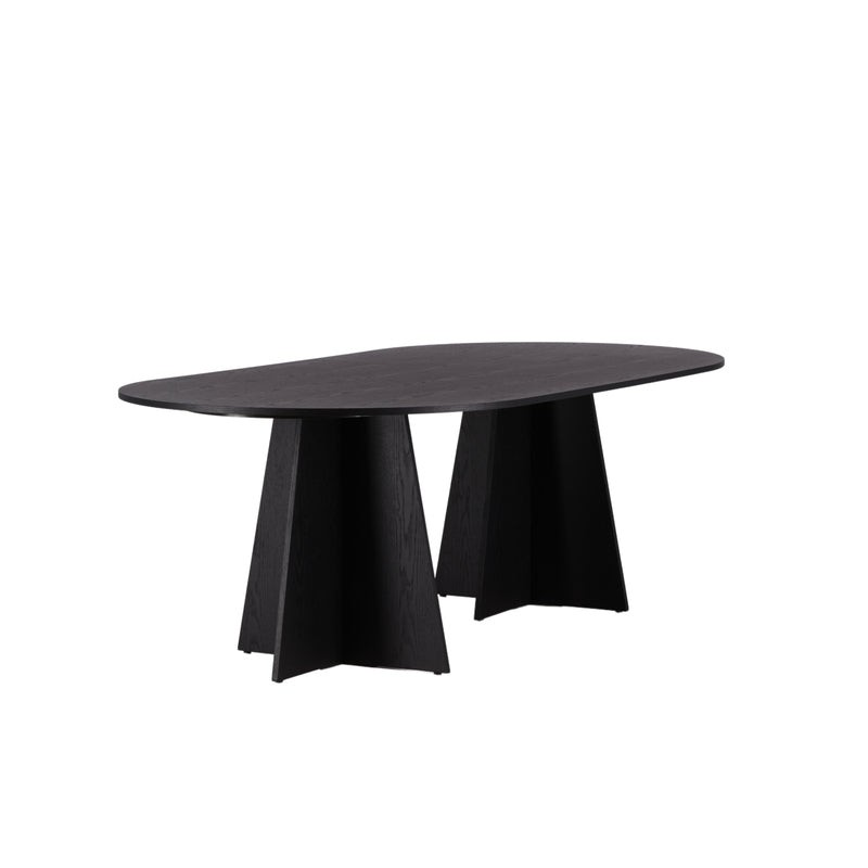 Eettafel Vonge 230x110 cm zwart