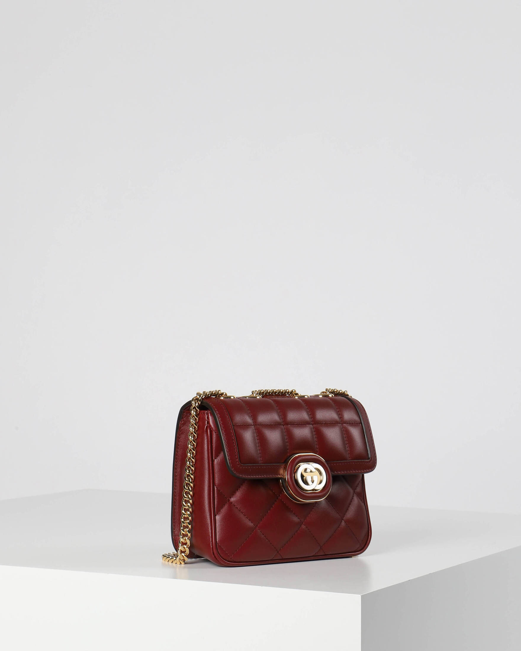 Gucci| Damen Schultertasche QUILTED LINE CAMERA BAG