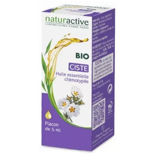 Óleo Essencial de Cistus Orgânico Naturaactive 5ml