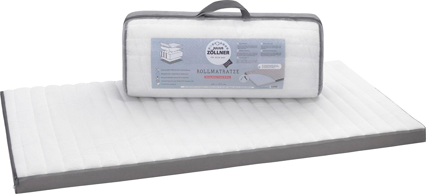 Julius Zöllner Kindermatratze »Travelsoft Premium« 5 cm hoch 1 Stk. tlg. rollbare Reisebettmatr., Grösse: 60x120 cm