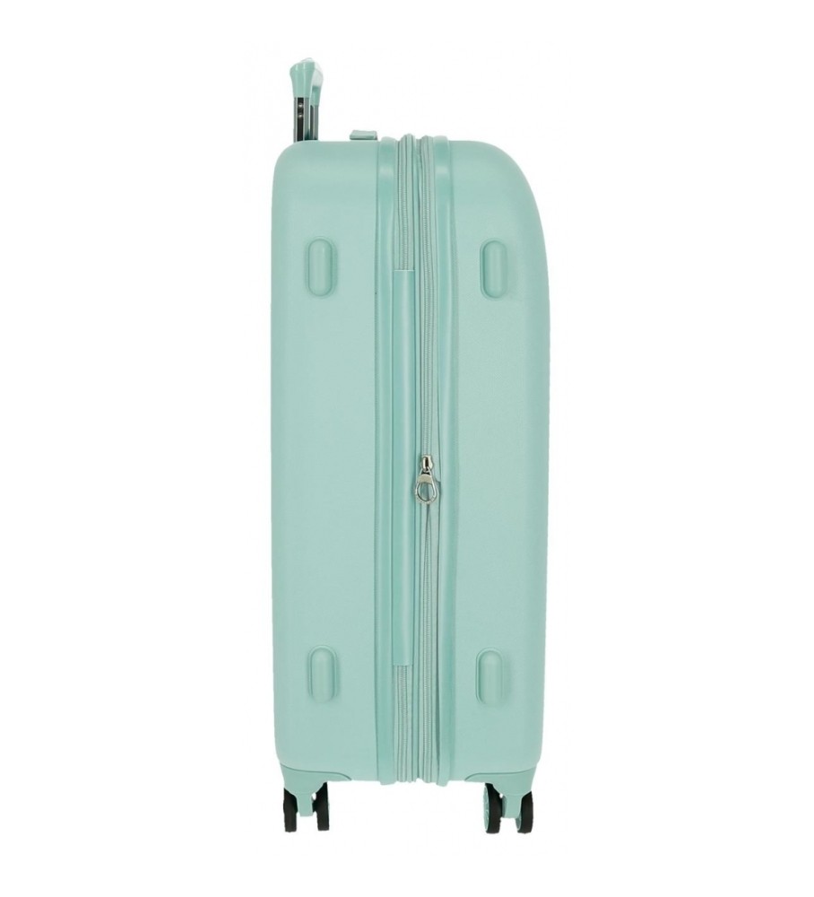 Mala de viagem grande Movem Riga Riga 80cm turquesa