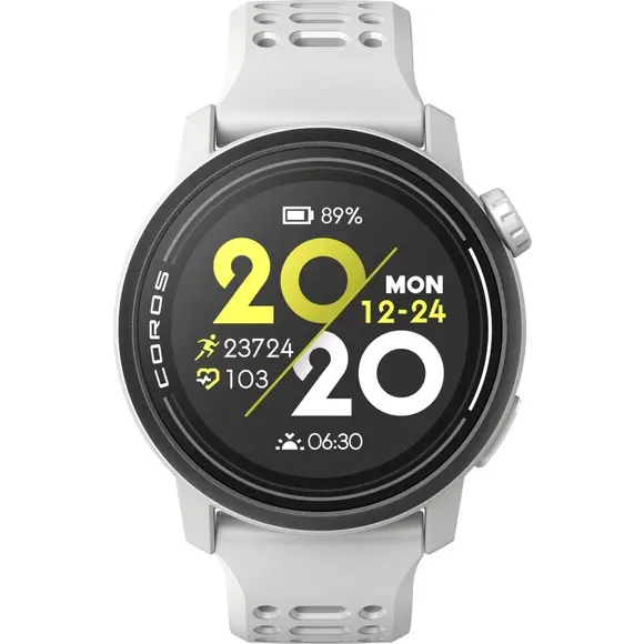 Coros Pace 3 GPS Sporthorloge Wit met Siliconen Band