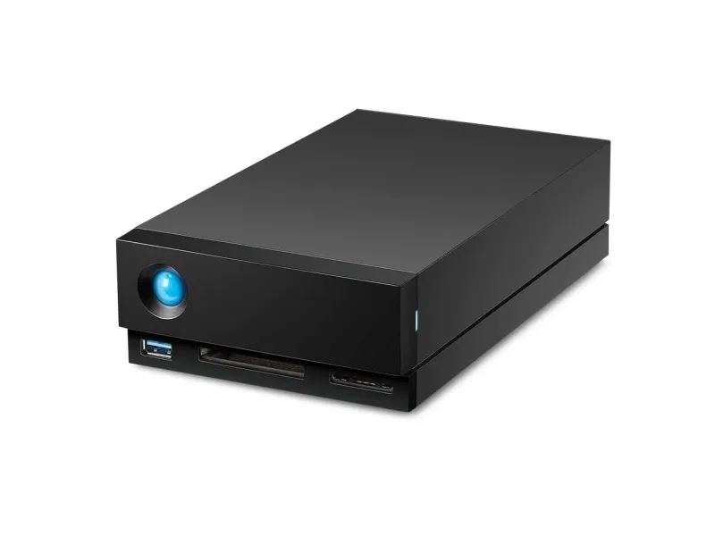 LaCie 1big Dock STHS4000800 - Harddisk-array - 4 TB - 1 bays (SATA-600) - HDD 4 TB x 1 - Thunderbolt 3, USB 3.1 (ekstern) - med 5 års Rescue Data Recovery Service Plan