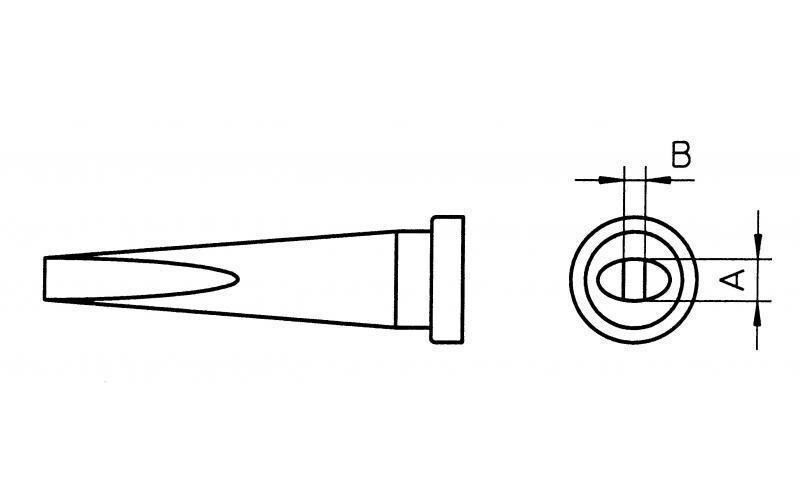 Lötspitze LT M Meisselform 3.2 mmErsatzspitze