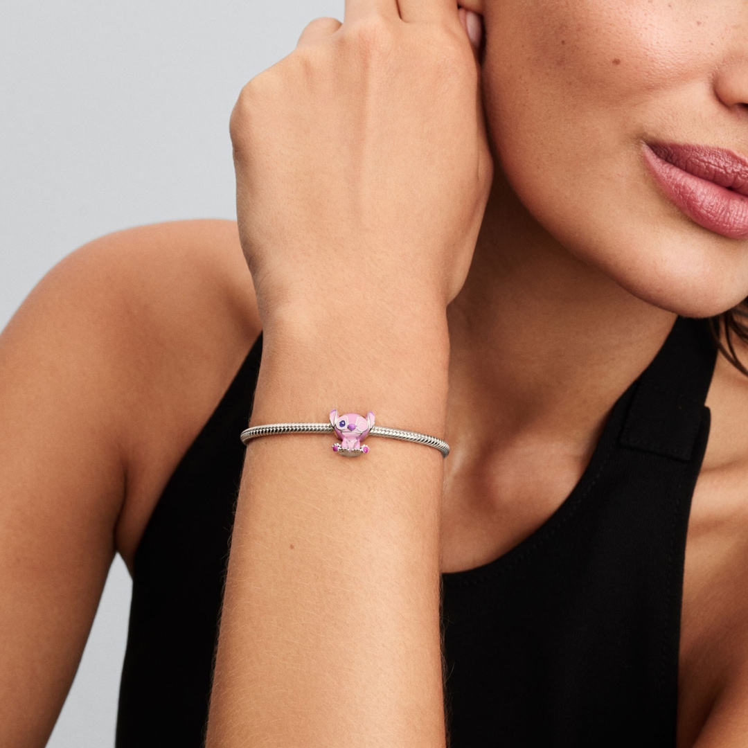 Pandora Moments x Disney Lilo und Stitch Angel Charm 925 Silber