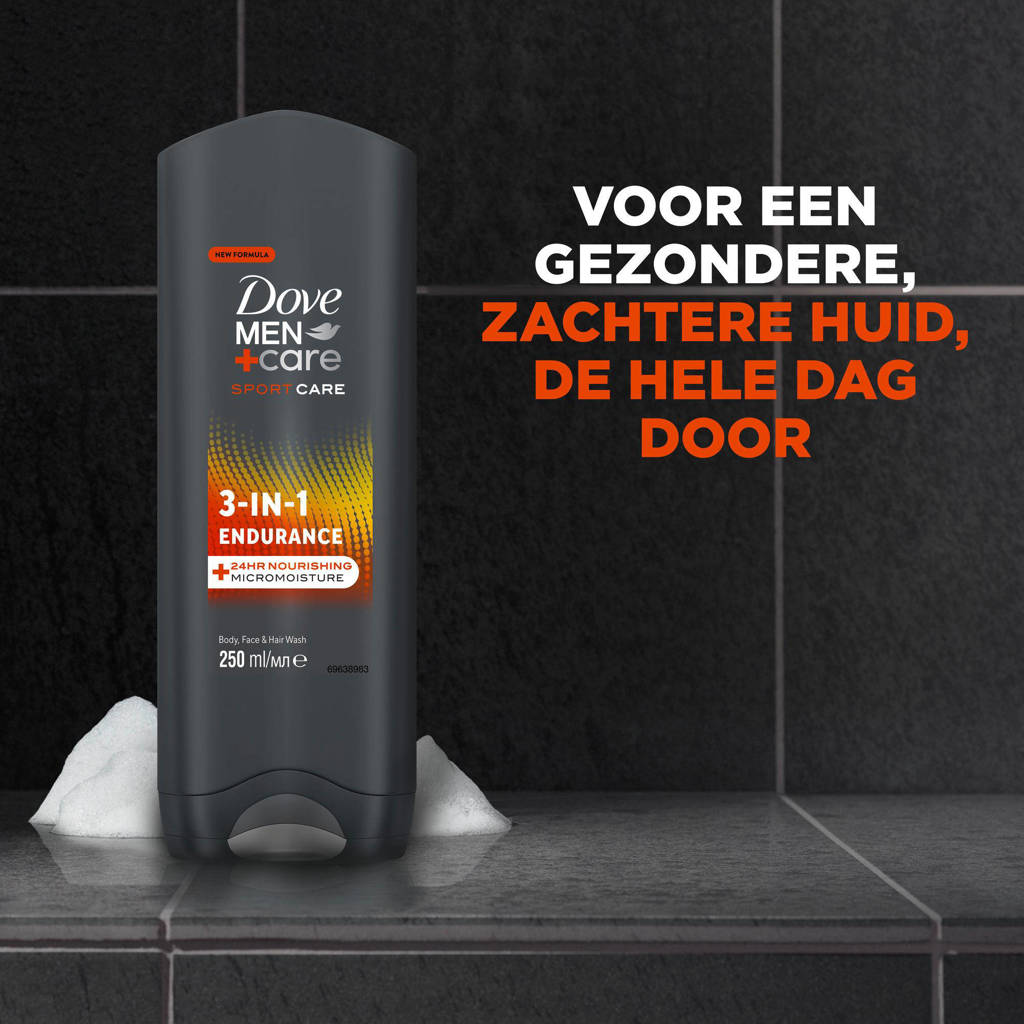 Sport Care Endurance 3-in-1 douchegel - 6 x 250 ml