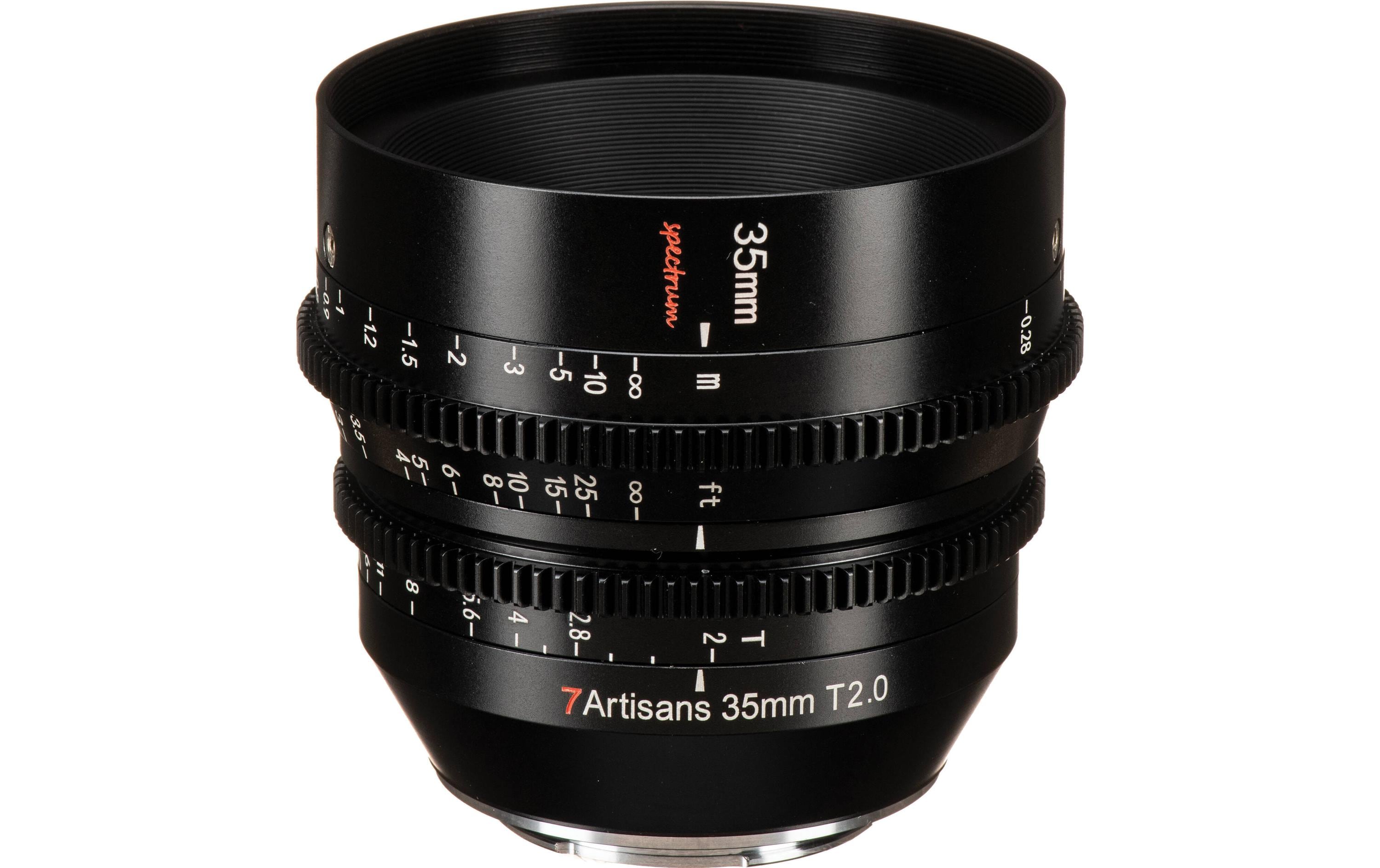 Festbrennweite 35mm T2.0 – L-Mount<br>Vollformat Filmobjektiv für spiegellose Kameras