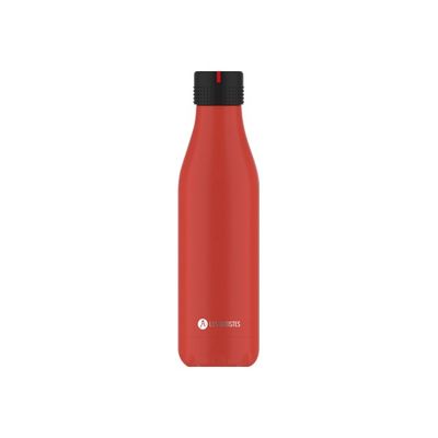 Les Artistes Paris - Gourde Bouteille isotherme 500 ml - rouge - acier inoxydable
