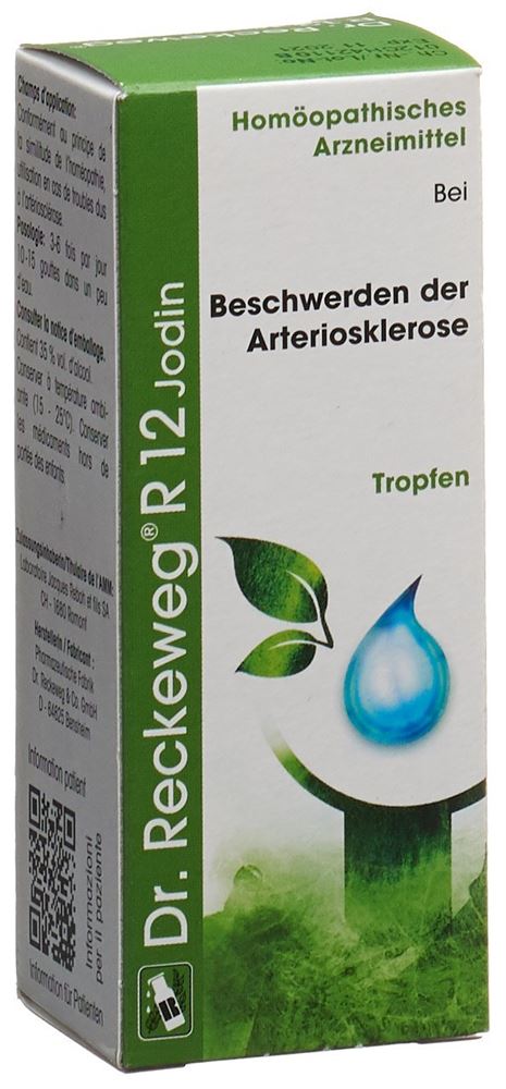 RECKEWEG R12 Jodin<br>50 ml, Flasche, Tropfen zum Einnehmen, Flüssigkeit