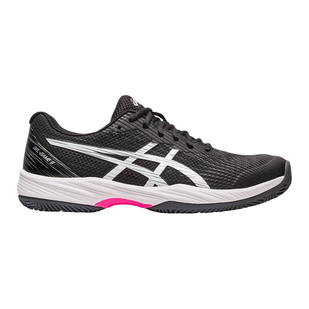 Asics GEL-GAME 9 CLAY/OC - Chaussures tennis Homme black/hot pink