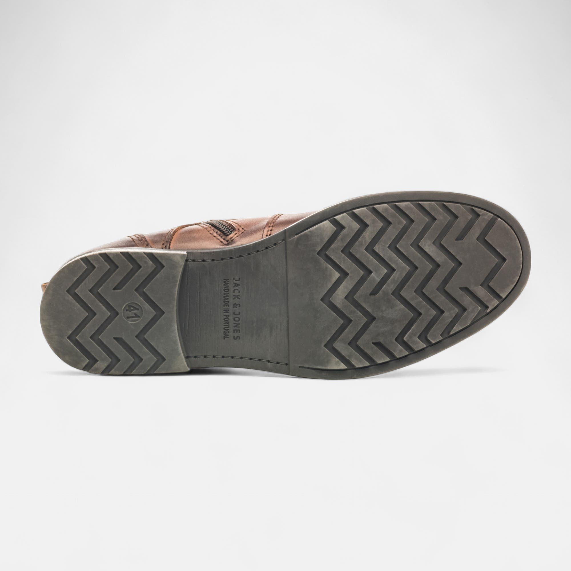 Boots Homme en cuir cognac