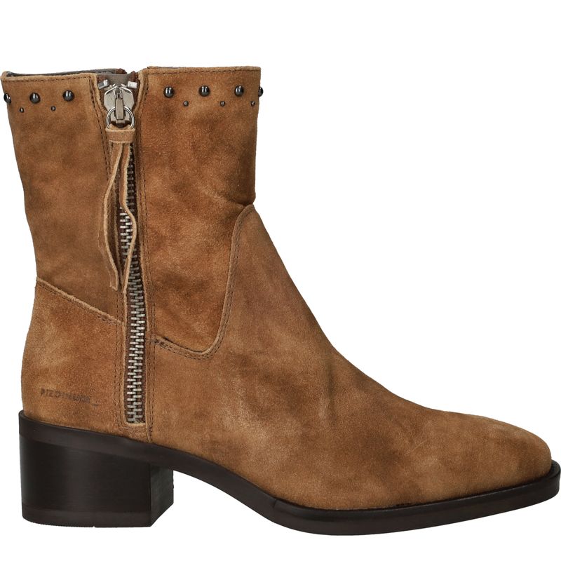 Piedi Nudi Enkellaarsjes Cognac Dames