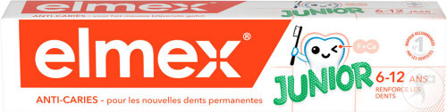 Elmex Junior Anti-Caries Dentifrice Enfant 6-12 Ans Tube 75ml